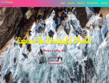 Tour & Travel Website Frontend